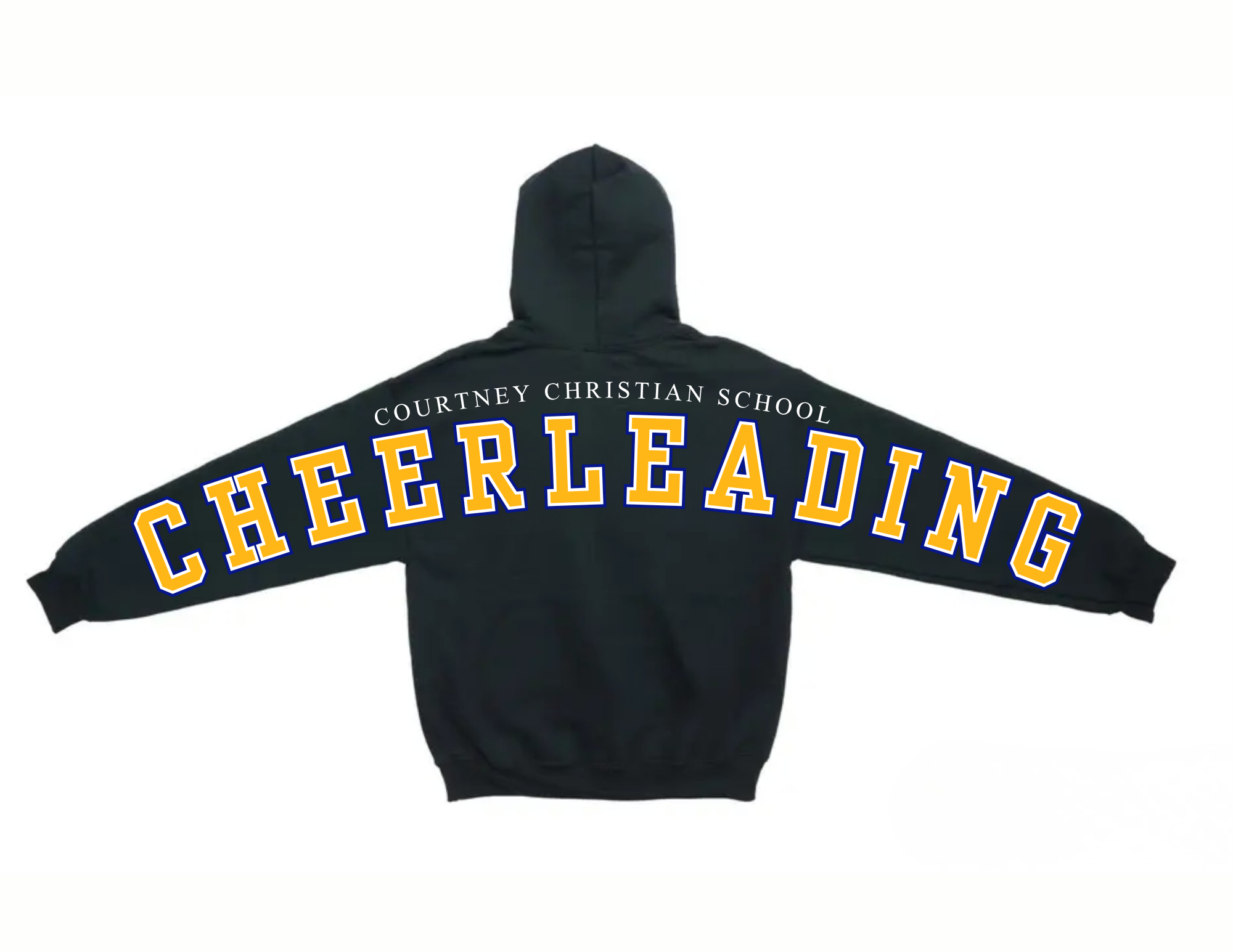 CHEERLEADING HOODIE- BLACK