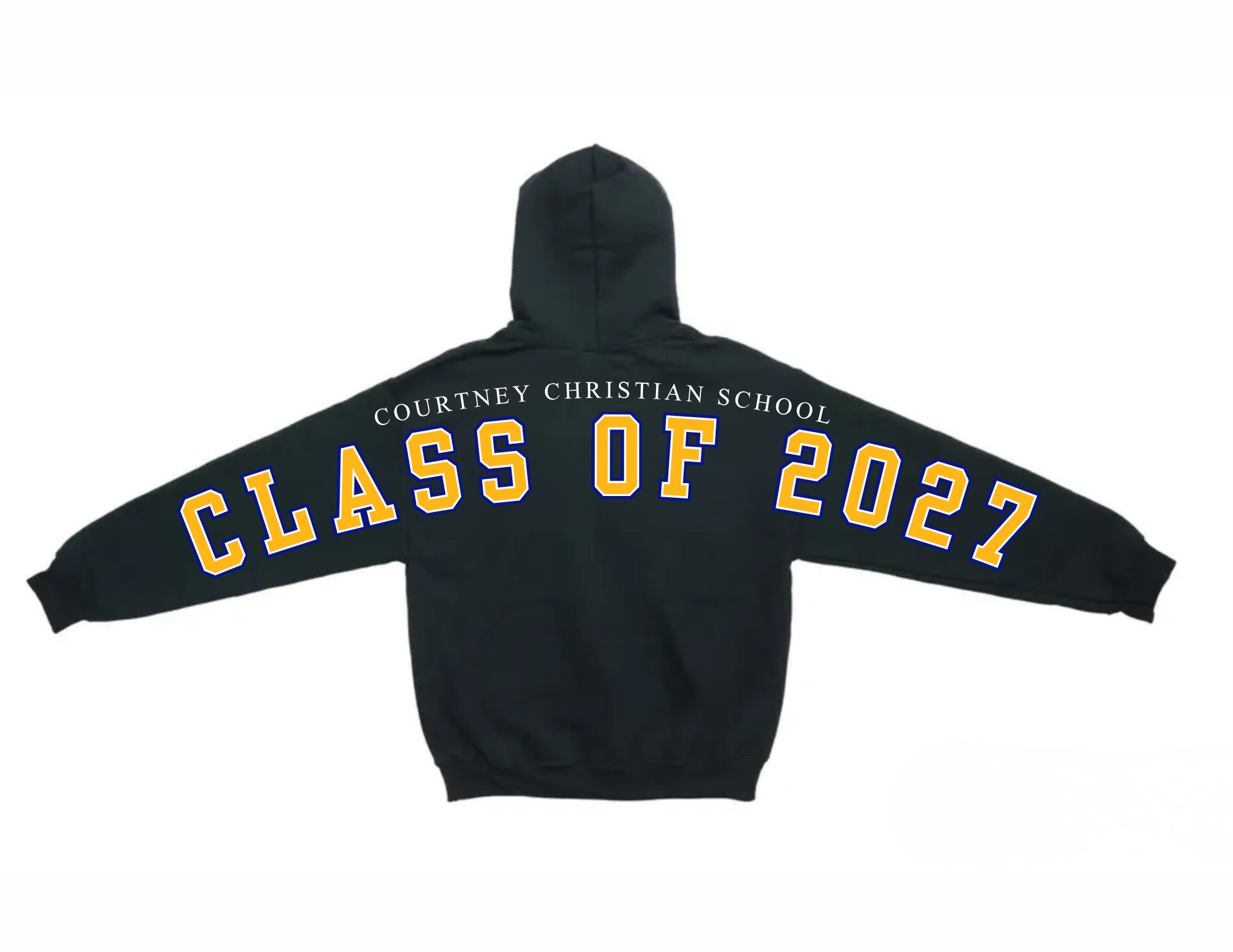 CLASS OF 2027 HOODIE- BLACK
