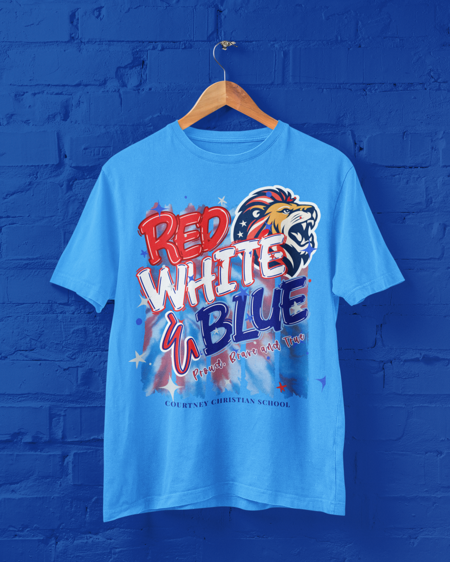 RED WHITE AND BLUE
