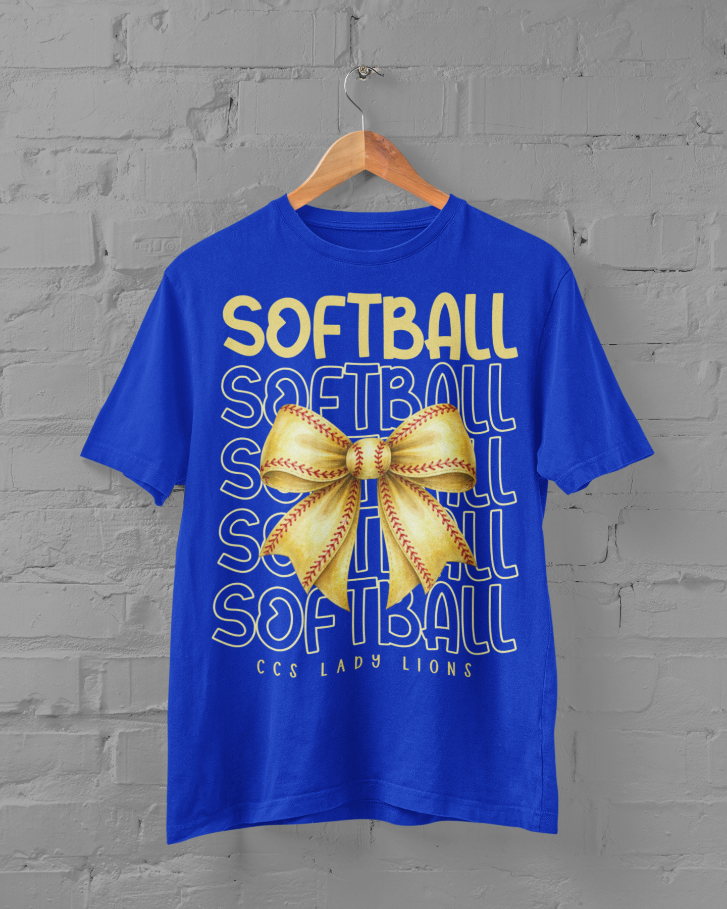 SOFTBALL BOW - BLUE