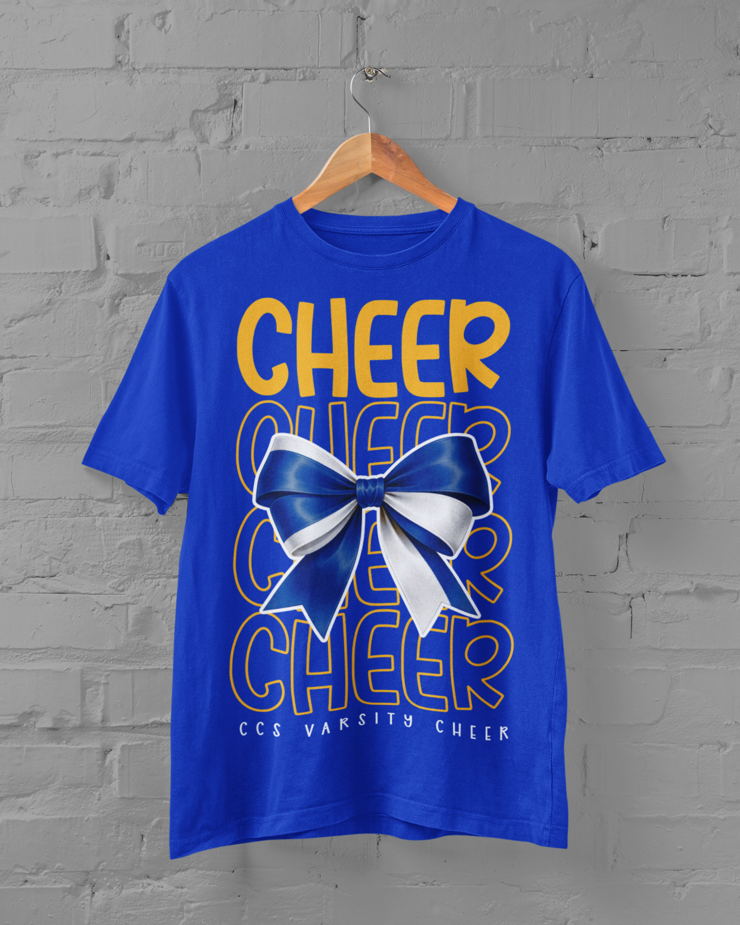 CHEER BOW - BLUE