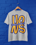 LIONS IN GOLD - GRAY
