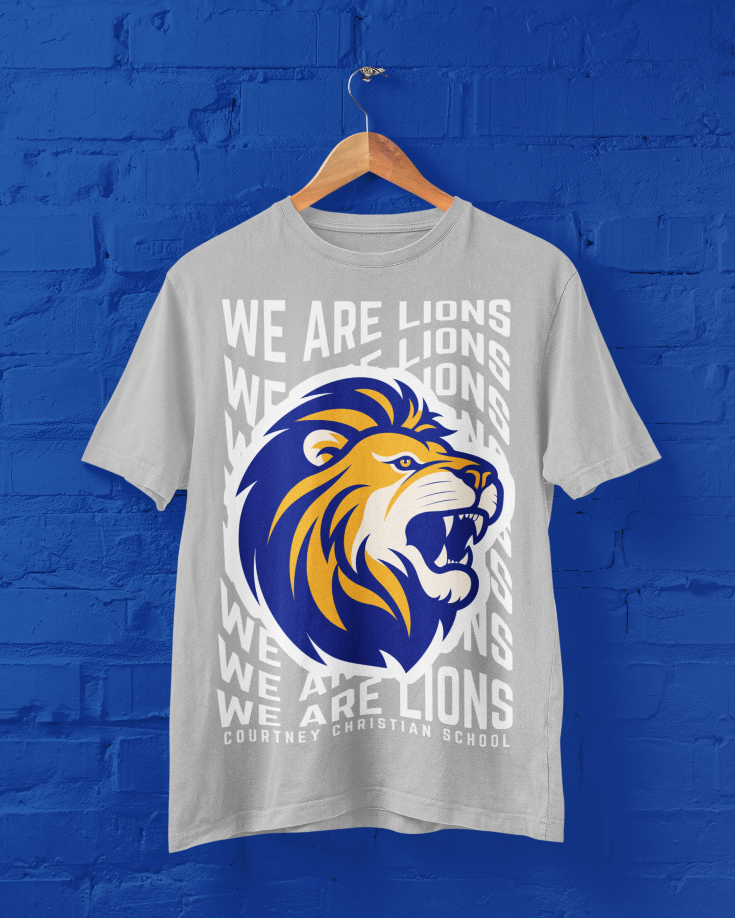 We Are Lions Wave  - GRAY
