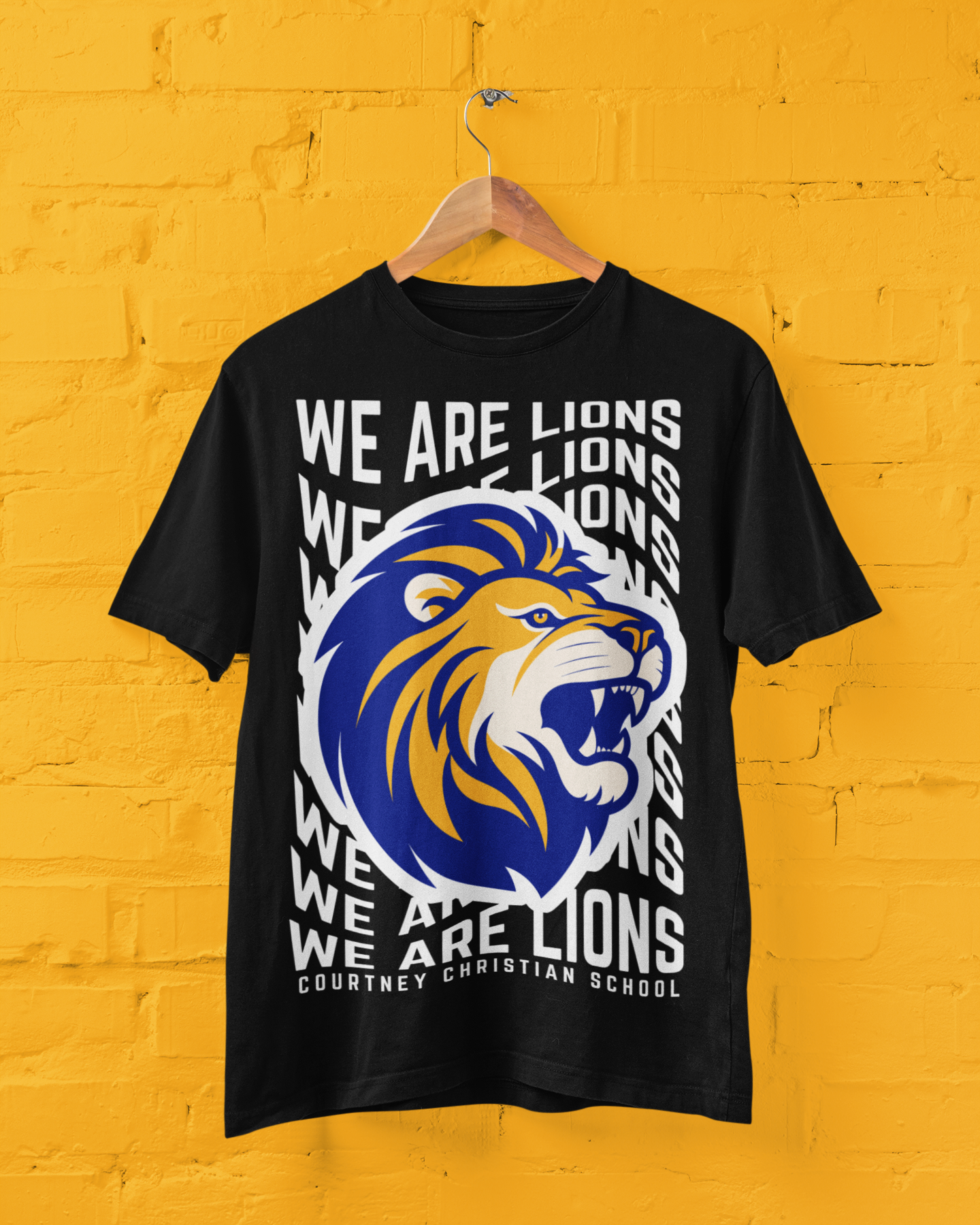We Are Lions Wave  - BLACK