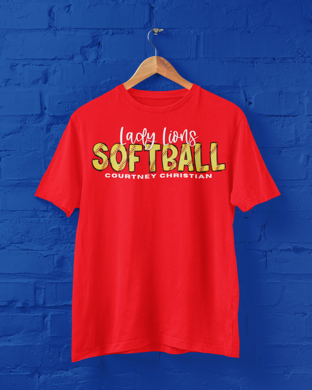 Softball- BLACK/RED/BLUE
